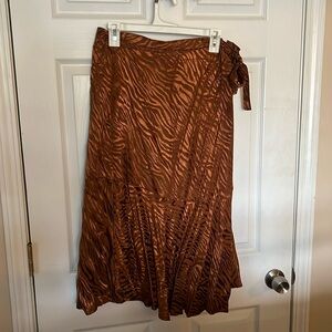 Anthropologie midi skirt